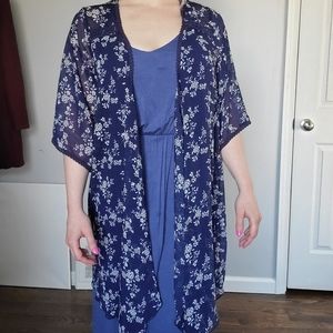 Crochet Trim Kimono